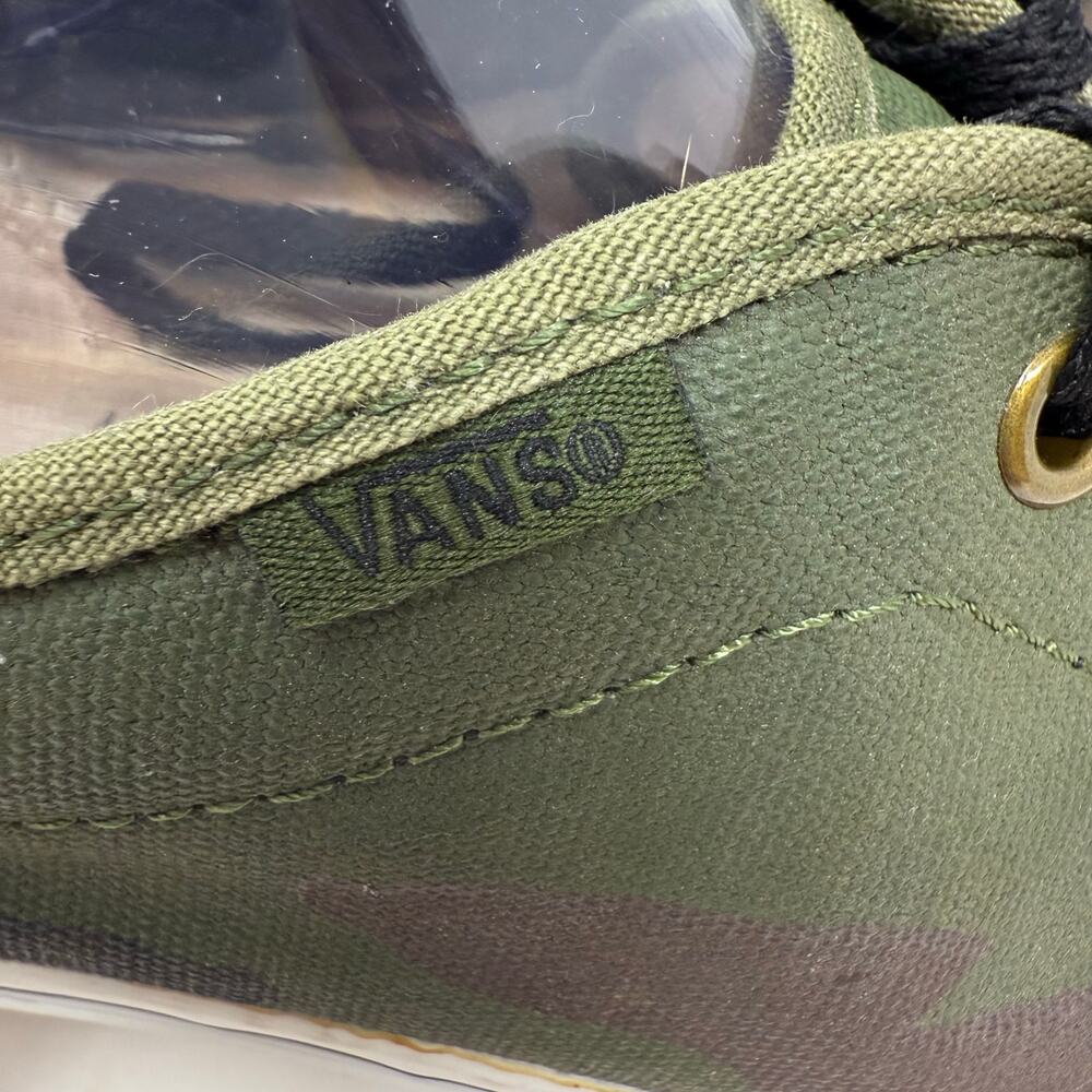 Vans Off the Wall Old Skool Skate Sneakers Camo Size  M 7 W 8.5 Skater Girl EUC - Picture 6 of 12